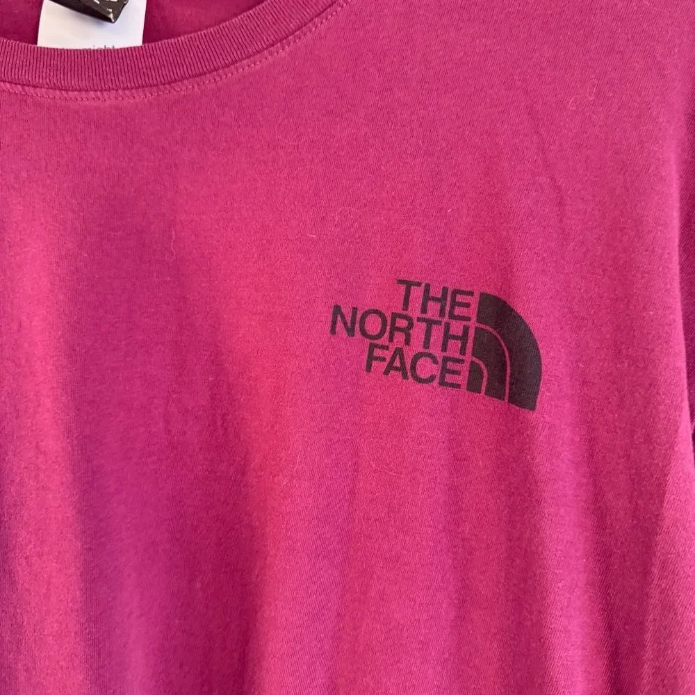 The North Face Men's Long Sleeve Tee - Burgundy